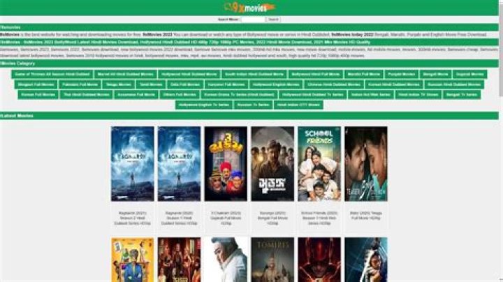 9xmovies website Download all kinds of Hollywood, Bollywood, and