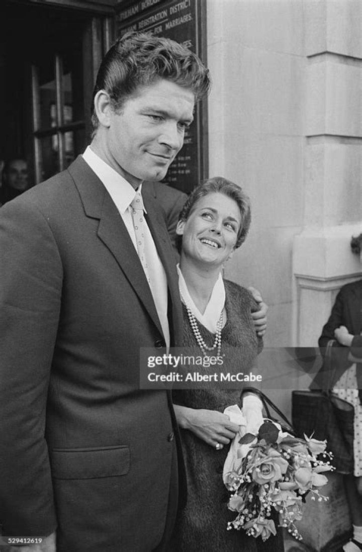 Actor Stephen Boyd marries Italian MCA executive Mariella di Sarzana... News Photo Getty Images