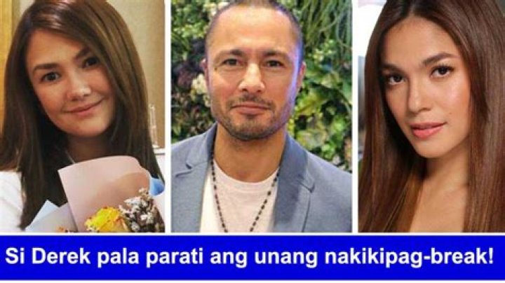Derek Ramsay, historically breaks up with his exgirlfriends first, not the other way around