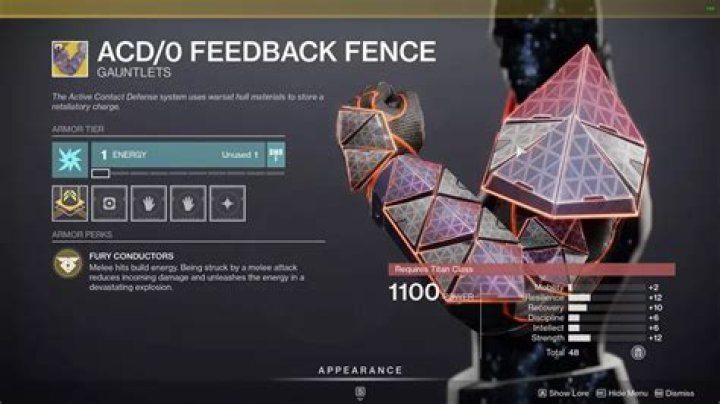 Destiny 2: How to Get ACD/0 Feedback Fence Exotic Titan Gauntlets
