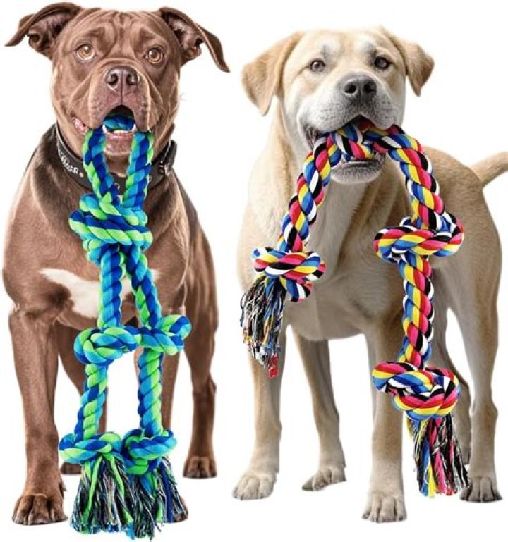 Dog Rope Toy for Aggressive Chewers Medium to Large Breed Dogs ExtraLarge