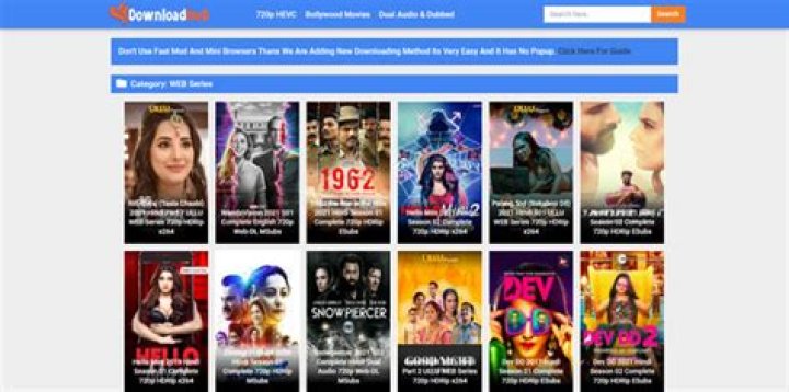 Downloadhub: All Web Series Download Websites