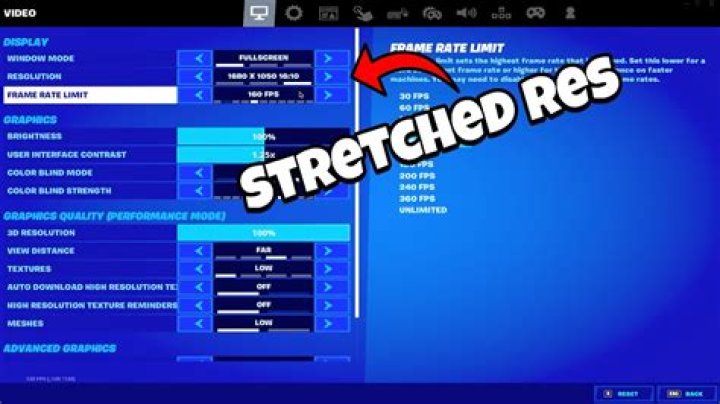 Fortnite: How to Get Stretched Resolution on PC & Consoles