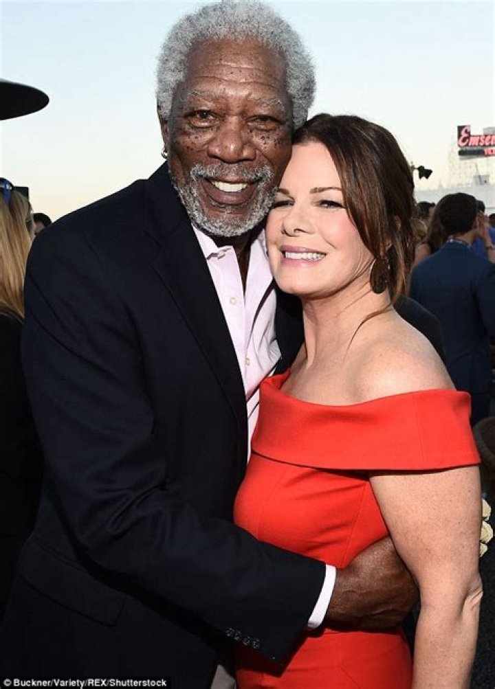 Freeman kisses Marcia Gay Harden on the lips at CBS event in LA Daily Mail Online