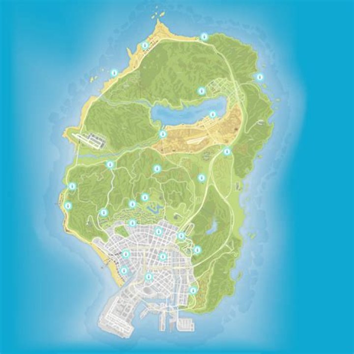 GTA Online map reveals rare landmarks you didn't know existed