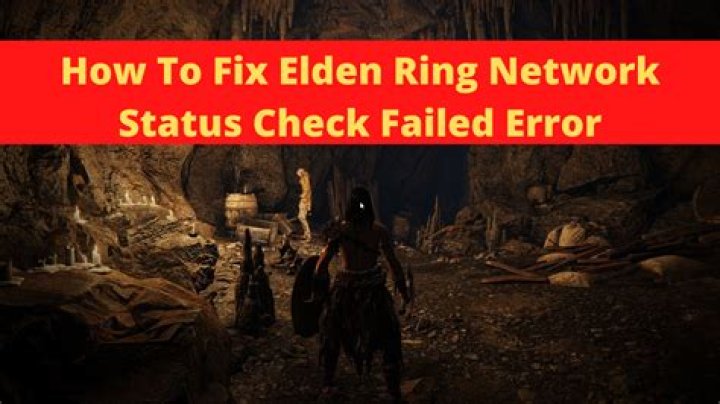 How to Fix Elden Ring Network Status Check Failed Error