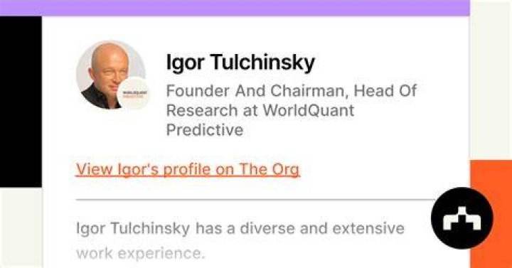 Igor Research profile