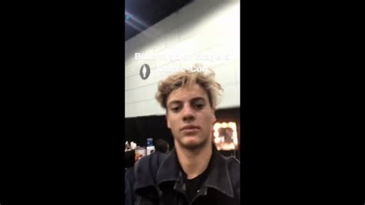 Jace Norman Insta Story / 21 October 2017 YouTube