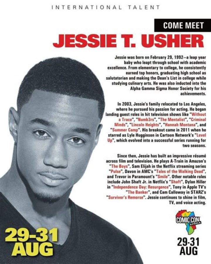 Jessie T. Usher Movies, Bio and Lists on MUBI