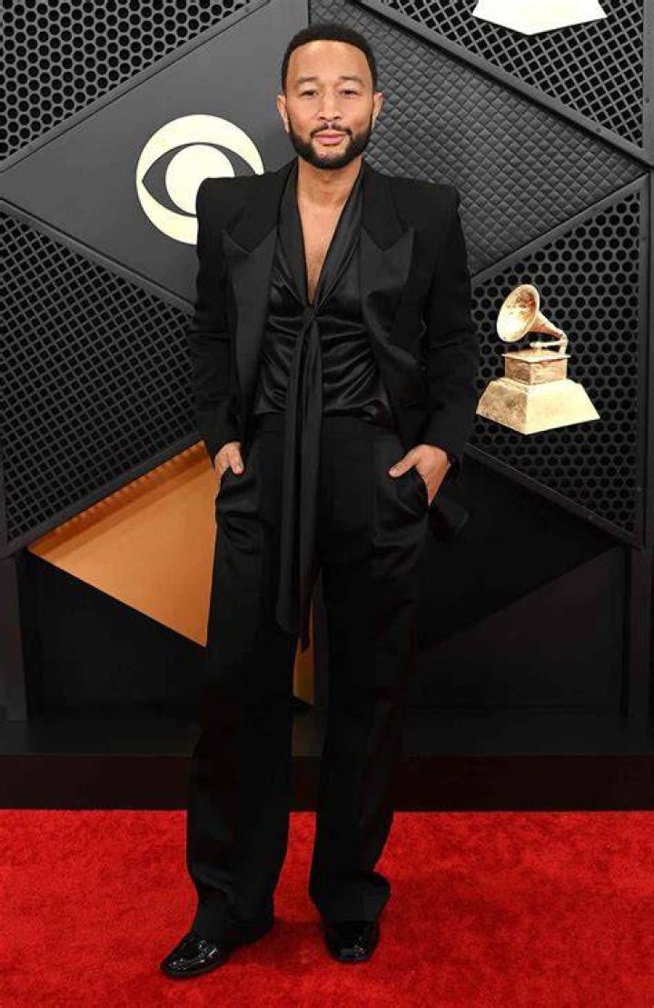John Legend Grammys 2015 Red Carpet Dresses POPSUGAR Fashion Photo 24