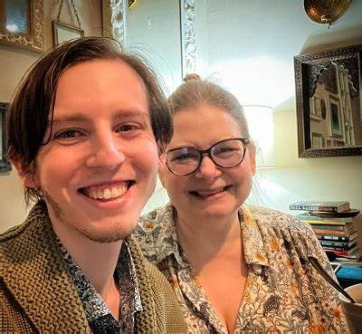 Logan Riley Bruner with his mother (Source Instagram)