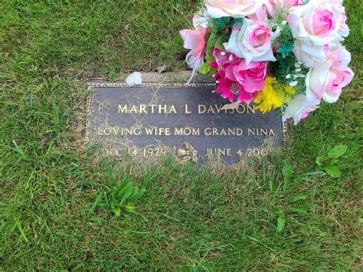 Martha Lee Denton Davison (19292008) M&eacute;morial Find a Grave