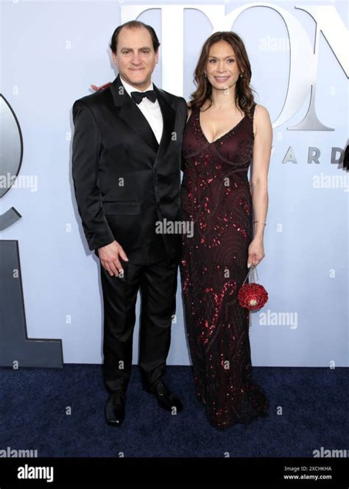 Michael Stuhlbarg and wife, MaiLinh Lofgren Wolf hall, Nights on broadway, Winter jackets
