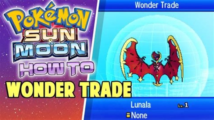 Pokemon Sun and Moon: How to Wonder Trade