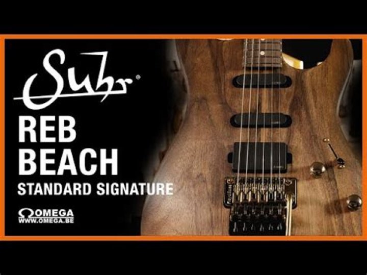 Suhr Reb Beach Standard Signature Koa body EGitarre