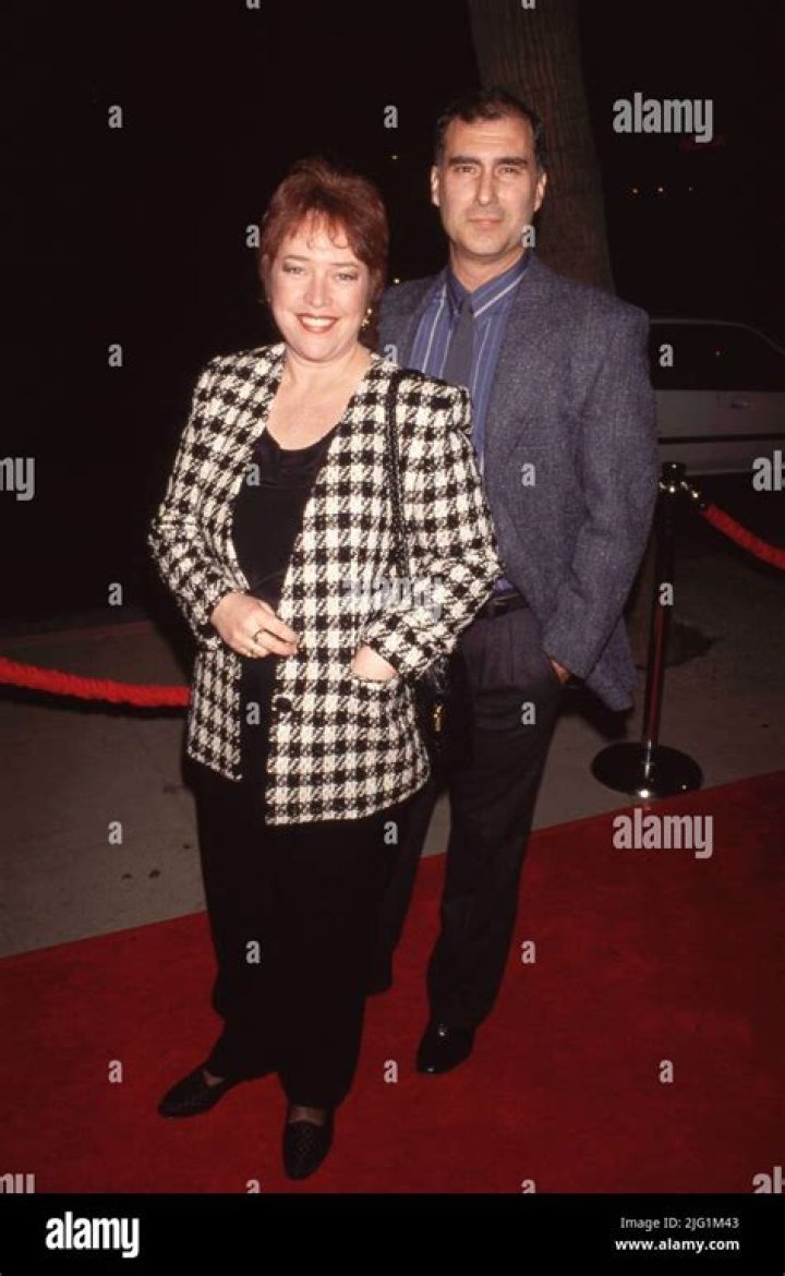 Tony Campisi and Kathy Bates at the AMPAS Reception on January 28, 1993 at the Academy Theater